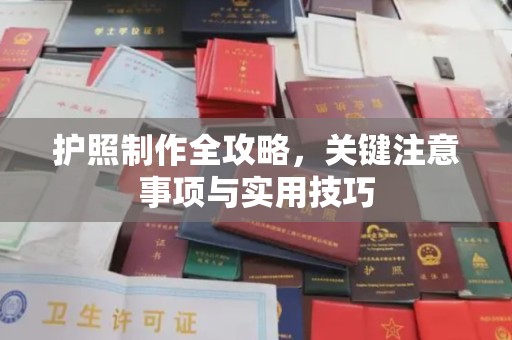 松阳护照制作全攻略，关键注意事项与实用技巧