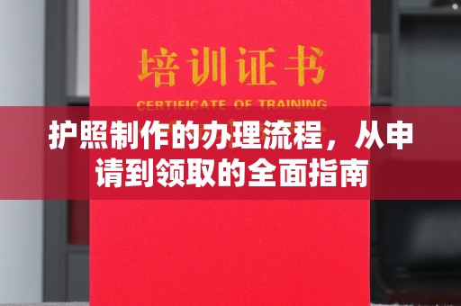 松阳护照制作的办理流程，从申请到领取的全面指南