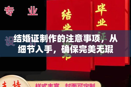 松阳结婚证制作的注意事项，从细节入手，确保完美无瑕