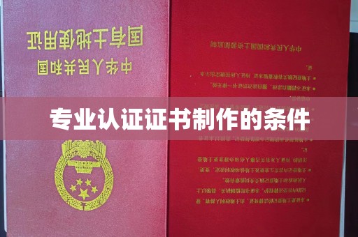 松阳专业认证证书制作的条件