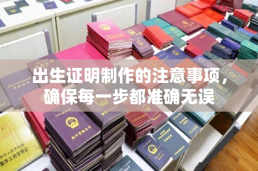 松阳出生证明制作的注意事项，确保每一步都准确无误