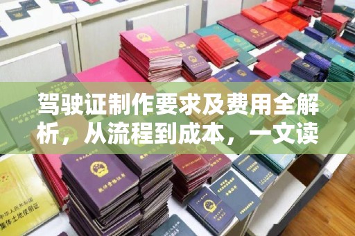 松阳驾驶证制作要求及费用全解析，从流程到成本，一文读懂