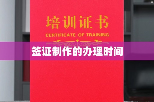 松阳签证制作的办理时间