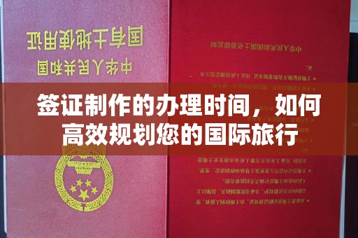松阳签证制作的办理时间，如何高效规划您的国际旅行